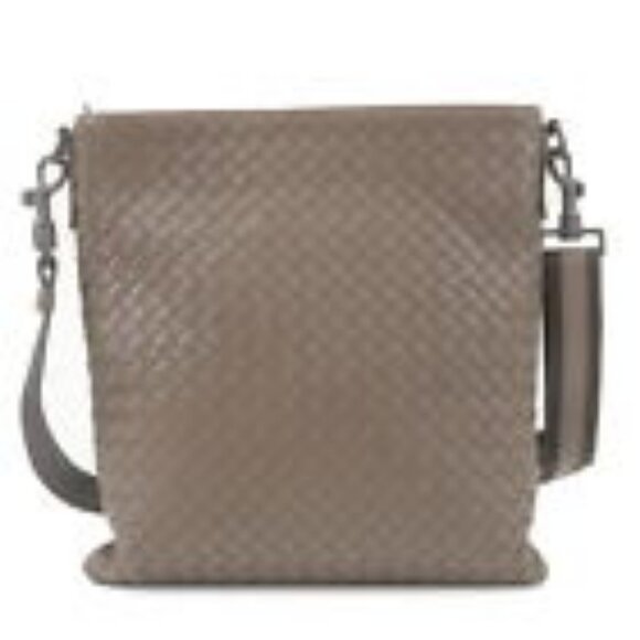 Auth BOTTEGA VENETA Intrecciato Shoulder Bag Brown Leather - Picture 1 of 16